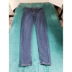 Levis 720 Jeans Size 27 Womens Blue Stretch Pants Denim Ladies High Rise Skinny